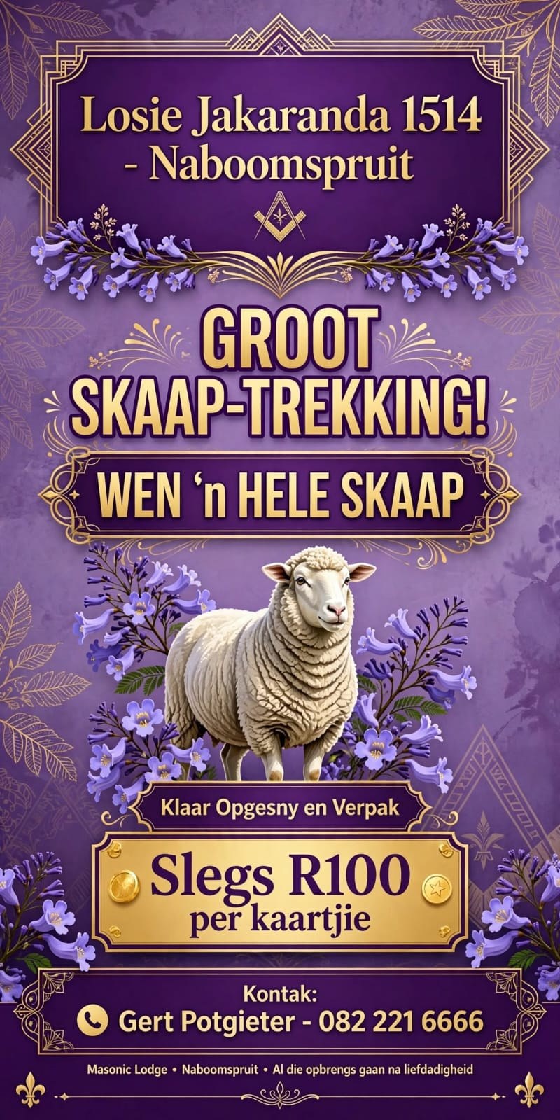 Prys: Wen n skaap